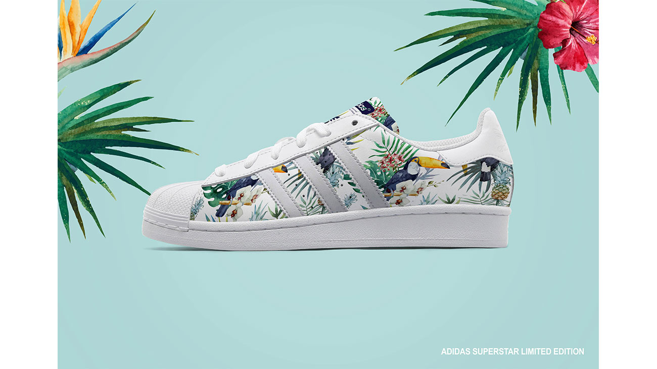 adidas_limited_edition_by_sara_gionetti_brand_graphic_design_fashion_costum_shoes_illustration_flower_tropical