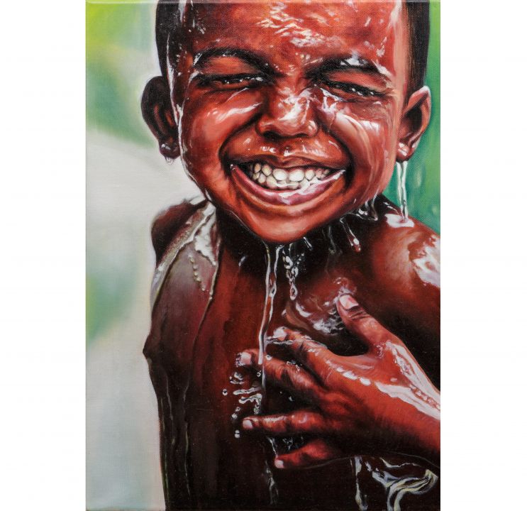quadro_olio_su_tela_dipinto_pittore_roma_realismo_riproduzione_alyssa_monks_oil_paint_roma_iperrealismo_acqua_water_viso_ritratto_indiano_indian_asia_2-743×720