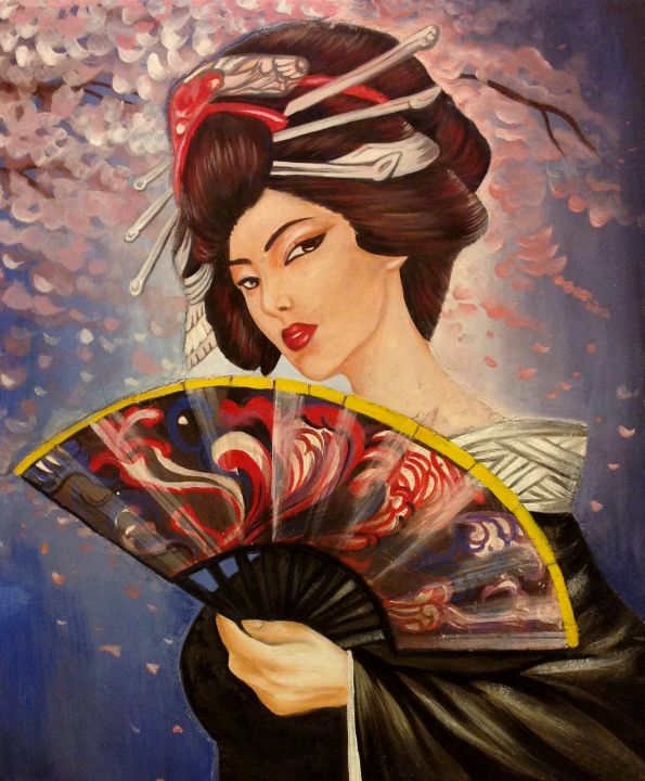 affresco_painting_paint_a_fresco_wall_decoration_decorazione_muro_pittura_arte_artista_geisha-595×720